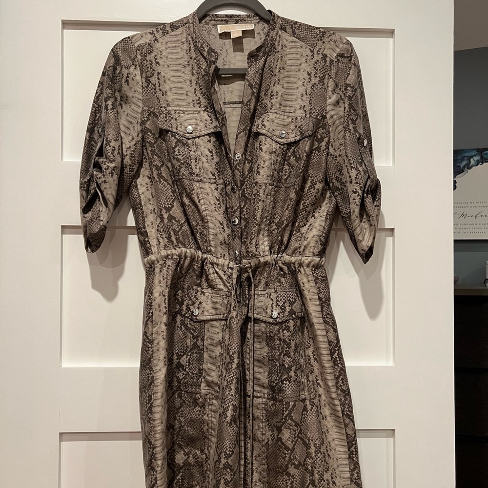 Michael Kors snake print dress